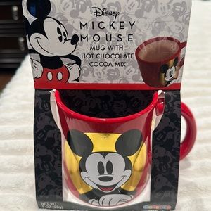 Disney’s Mickey Mouse Hot Chocolate Mug (Hot Chocolate not included) Red/Black.